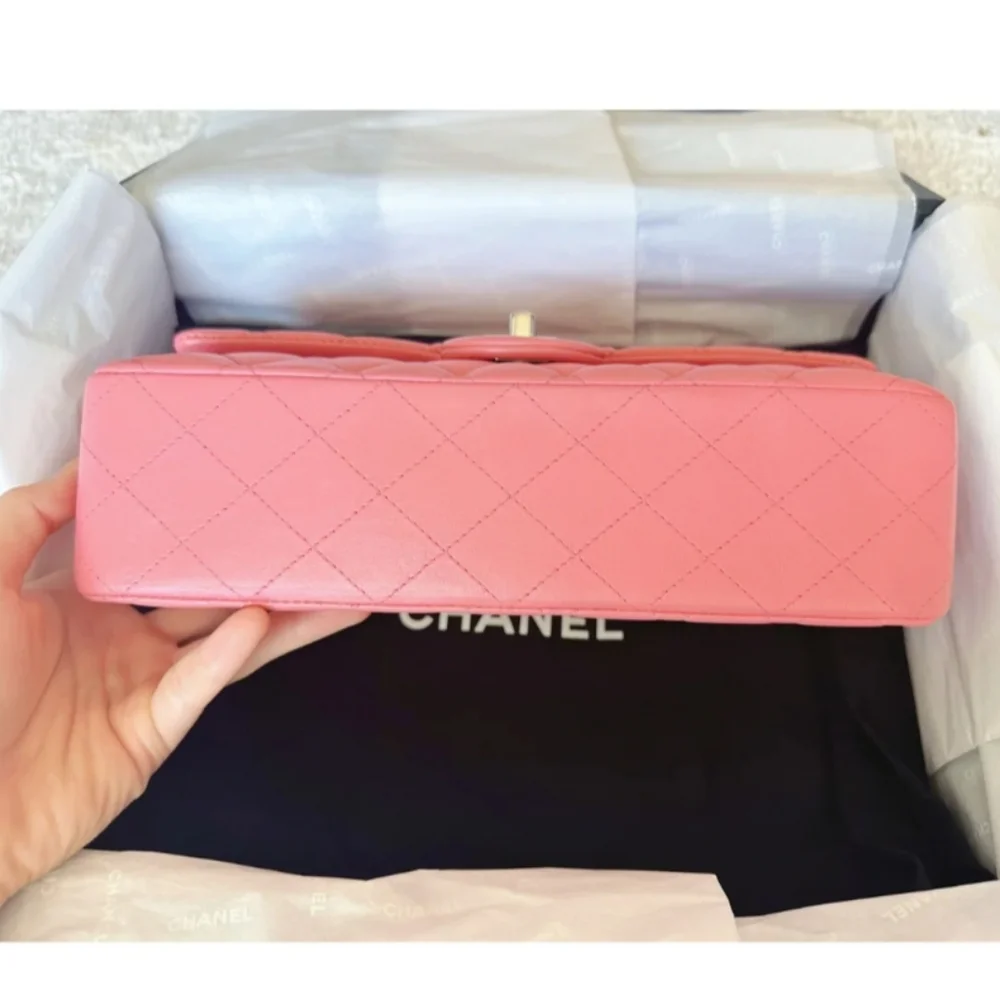 Chanel Lambskin Medium Double Flap